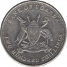 Монета. Уганда. 200 шиллингов 2008 год. Сталь покрытая никелем. рев.
