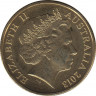 Монета. Австралия. 1 доллар 2013 год. 40 лет Сиднейской опере. рев.