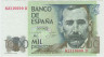 Банкнота. Испания. 1000 песет 1979 год. Тип 158. ав.