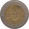 Монета. Чили. 500 песо 2012 год. ав.
