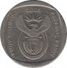 Монета. Южно-Африканская республика (ЮАР). 2 ранда 2005 год. ав.