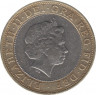 Монета. Великобритания. 2 фунта 2004 год.