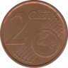 Монета. Германия. 2 цента 2010 год. (D). рев.