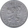  Монета. Чехословакия. 1 геллер 1954 год. ав.