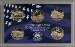 Монета. США. 25 центов 2006 год. Набор штатов монетный двор S. Годовой набор квотеров.