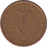 Монета. Ирландия. 5 центов 2002 год. ав.