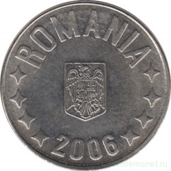 Монета. Румыния. 10 бань 2006 год.