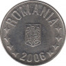 Монета. Румыния. 10 бань 2006 год. ав.