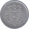 Монета. Германия (Германская империя 1871-1922). 1 пфенниг 1917 год. (A). рев.