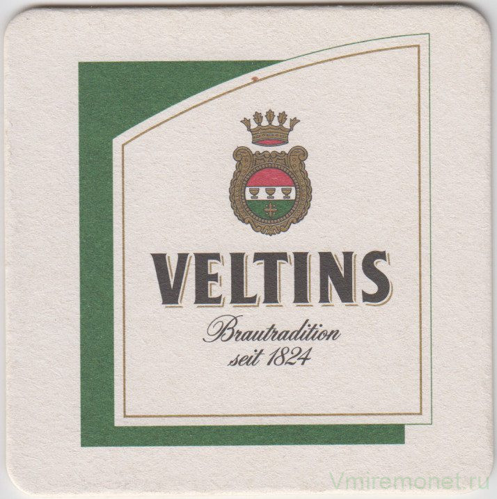 Подставка. Пиво  "Veltins".