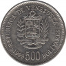 Монета. Венесуэла. 500 боливаров 1999 год. ав.