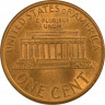 Монета. США. 1 цент 1996 год. Монетный двор D. рев