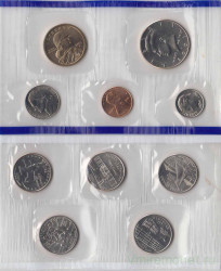 Монета. США. Годовой набор 2001 год. Монетный двор P.