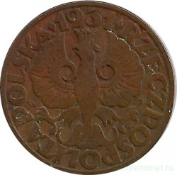 Монета. Польша. 5 грошей 1931 год.