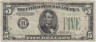 Банкнота. США. 5 долларов 1934 год. B. Тип 429Dd. ав.
