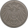 Монета. Германия (Германская империя 1871-1922). 10 пфеннигов 1907 год. (D). рев.