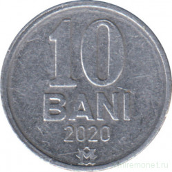 Монета. Молдова. 10 баней 2020 год.