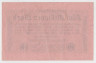 Банкнота. Германия. Веймарская республика. 5 миллионов марок 1923 год. Серийный номер - буква , две цифры , шесть цифр (крупные,красные). рев.