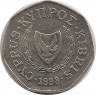 Монета. Кипр. 50 центов 1998 год.
