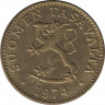 Монета. Финляндия. 50 пенни 1974 год. ав.