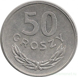 Монета. Польша. 50 грошей 1986 год.  