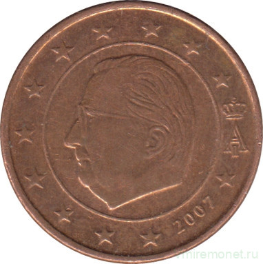 Монета. Бельгия. 1 цент 2007 год.