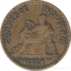 Монета. Франция. 50 сантимов 1928 год.