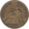 Монета. Франция. 50 сантимов 1928 год. ав.