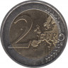 Монета. Германия. 2 евро 2008 год. Гамбург (D). рев.