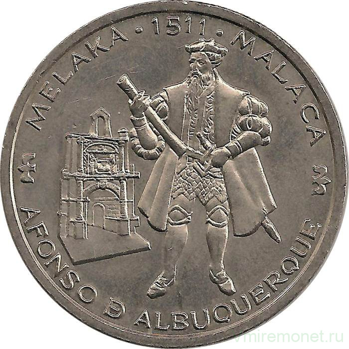 Монета. Португалия. 200 эскудо 1995 года. Афонсу де Албукерке.