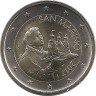 Монета. Сан-Марино. 2 евро 2017 год. ав.