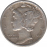 Монета. США. 10 центов 1941 год. Монетный двор D. ав.
