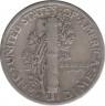 Монета. США. 10 центов 1941 год. Монетный двор D. рев.