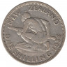 Монета. Новая Зеландия. 1 шиллинг 1933 год.
