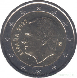 Монеты. Испания. Набор евро 8 монет 2022 год. 1, 2, 5, 10, 20, 50 центов, 1, 2 евро.