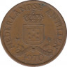 Монета. Нидерландские Антильские острова. 2.5 цента 1970 год. ав.