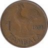 Монета. Малави. 1 тамбала 1974 год. ав.