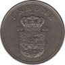  Монета. Дания. 1 крона 1969 год. ав.
