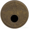 Монета. Германия. Третий Рейх. 10 рейхспфеннигов 1936 год. Монетный двор - Берлин (А).