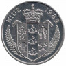 Монета. Ниуэ. 5 долларов 1989 год. Кубок Дэвиса 1989.