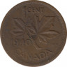 Монета. Канада. 1 цент 1940 год. ав.