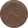 Монета. США. 1 цент 1948 год. Монетный двор S. ав.