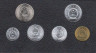 Монета. Китай. Годовой набор 6 монет 1, 2, 5 фэней, 1, 5 цзяо и 1 юань 1991 год. ав.