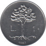 Монета. Сан-Марино. 1 лира 1987 год. 15 лет возобновления чекана монет в Сан-Марино. ав.