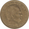 Монета. Монако. 20 сантимов 1962 год. ав.