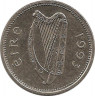 Аверс. Монета. Ирландия. 10 пенсов 1993 год.