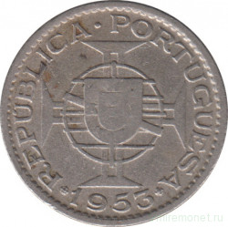 Монета. Мозамбик. 2.5 эскудо 1953 год.