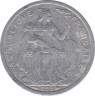 Монета. Французская Полинезия. 1 франк 1998 год. ав.