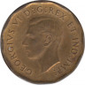 Монета. Канада. 5 центов 1942 год. Новый тип. рев.