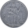 Монета. Новая Каледония. 1 франк 2011 год. ав.